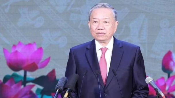 Tổng Bí thư: 'Cả dân tộc cùng hành quân vươn tới tương lai rực rỡ của đất nước'