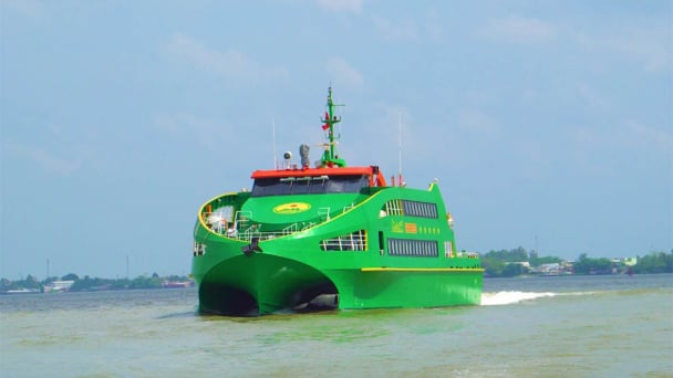 Kê biên tàu cao tốc tuyến Cần Thơ - Côn Đảo để xử lý nợ