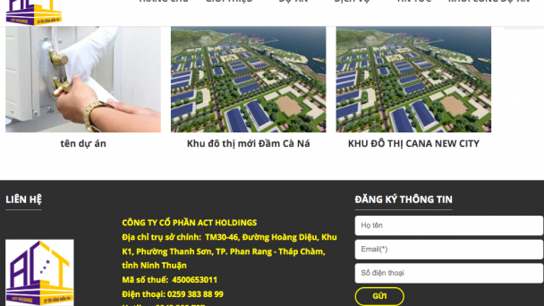 Tìm hiểu về ACT Holdings, chủ đầu tư Khu đô thị Đầm Cà Ná 4.500 tỷ