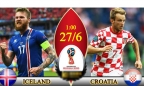 Kết quả tỷ số trận Iceland vs Croatia: Thua đau, Iceland bị loại