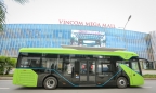 Ảnh: Cận cảnh xe buýt điện của Vingroup vừa lăn bánh tại Hà Nội