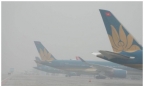 Sương mù dày đặc, Vietnam Airlines phải đổi lịch bay tại Miền Bắc và Miền Trung
