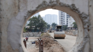 Toàn cảnh dự án đường Nguyễn Văn Huyên kéo dài chậm tiến độ