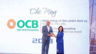 OCB nhận giải Ngân hàng Việt Nam tiêu biểu 2018