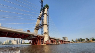 Cầu Thủ Thiêm 2 thi công trở lại, dự kiến 30/4/2022 thông xe
