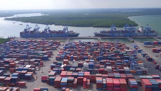 Tàu vận tải Margrethe Maersk gần 200 ngàn tấn sẽ cập cảng Cái Mép