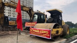 Khởi công cầu vượt hơn 500 tỷ tại nút giao Hoàng Quốc Việt - Nguyễn Văn Huyên sau gần 2 năm được phê duyệt
