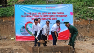 VietnamFinance Foundation khởi công nhà tình thương cho gia đình ông Lương Phò Quen