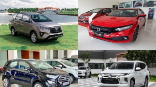 10 mẫu xe có doanh số thấp nhất tháng 8/2021: Ford EcoSport, Toyota Innova góp mặt