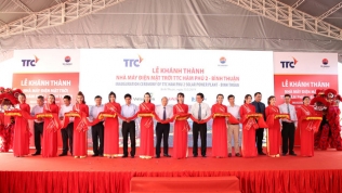 Khánh thành nhà máy điện mặt trời TTC - Hàm Phú 2 trị giá hơn 1.017 tỷ đồng tại Bình Thuận