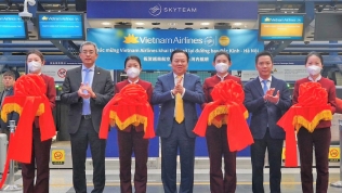Hàng không Việt đón khách bay thường lệ đầu tiên từ Bắc Kinh sau 3 năm