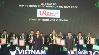 Công ty URC Việt Nam lọt top 5 công ty đồ uống uy tín nhất năm 2022