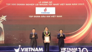 Petrovietnam lọt top đầu doanh nghiệp lợi nhuận tốt nhất Việt Nam