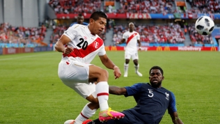 Kết quả trận Pháp và Peru (World Cup ngày 21/6): Pháp tạm dẫn 1-0