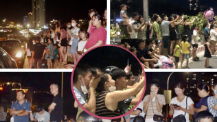 Người dân Đà Nẵng đổ xuống phố xem Lễ hội pháo hoa quốc tế