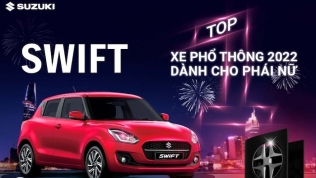 Suzuki Swift nhận giải thưởng ‘Xe phổ thông 2022 dành cho phái nữ’ tại Car Choice Awards 2022