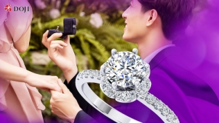 DOJI giới thiệu các mẫu nhẫn đính hôn kim cương 99 giác cắt