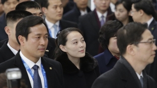 Cận cảnh nhan sắc em gái ông Kim Jong-un tại Thế vận hội mùa Đông 2018