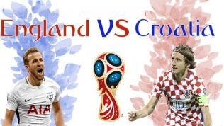 Bán kết World Cup (1h sáng 12/7): Đội tuyển Anh đắt giá gấp đôi Croatia