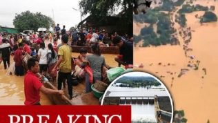 Lào: Vỡ đập thủy điện, gần 7.000 người mất nhà do nước lũ