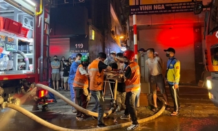 Cháy nhà trọ ở Hà Nội khiến 14 người tử vong
