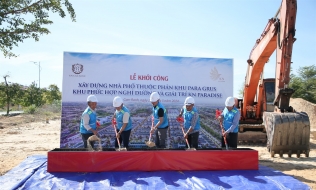 Chủ đầu tư KN Cam Ranh khởi công xây dựng khu nhà phố Para Grus 