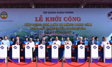 Khởi công dự án xi măng Minh Tâm 12 ngàn tỷ đồng tại Bình Phước