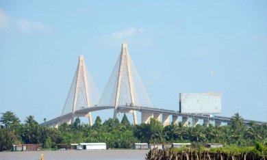 Tăng vốn đầu tư Cầu Rạch Miễu 2 nối Tiền Giang - Bến Tre lên 6.800 tỷ đồng
