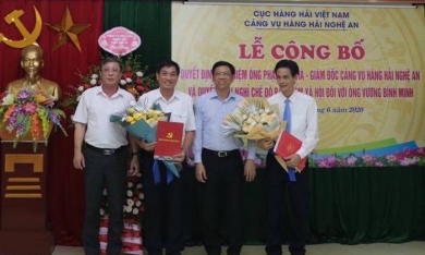 Bổ nhiệm ông Phạm Văn Hà giữ chức giám đốc Cảng vụ hàng hải Nghệ An