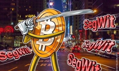 Giá tiền ảo hôm nay (7/10): SegWit đã chiếm tới một nửa số giao dịch Bitcoin