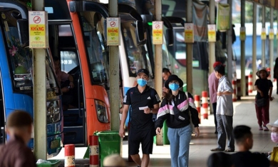 Hà Nội: Dừng hoạt động vận tải hành khách công cộng đến 37 tỉnh, thành phía Nam