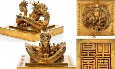 Doanh nhân Bắc Ninh chi hơn 153 tỷ đồng mua ấn vàng 'Hoàng đế chi bảo'
