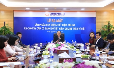 LienVietPostBank triển khai sản phẩm tiết kiệm và cho vay online trên Ví Việt