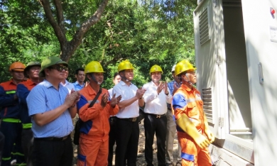 Đảo Rều chính thức có điện lưới quốc gia