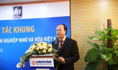 LienVietPostBank ký kết hợp tác với Hiệp hội Doanh nghiệp nhỏ và vừa Việt Nam