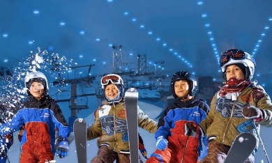 Việt Nam có tổ hợp giải trí tuyết lớn thứ 3 thế giới