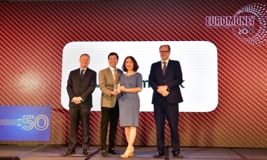 Vietcombank nhận giải thưởng ‘Ngân hàng tốt nhất Việt Nam’ của tạp chí Euromoney