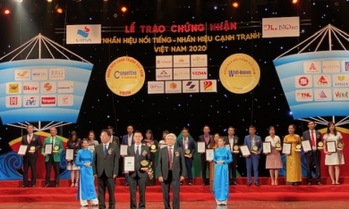 Dai-ichi Life Việt Nam lọt 'Top 20 Nhãn hiệu nổi tiếng Việt Nam 2020'