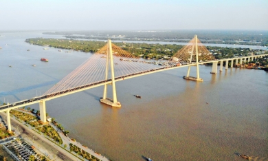 Dự kiến đầu tư hơn 3.200 tỷ đồng làm cầu nối Bến Tre - Vĩnh Long