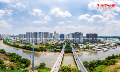 Toàn cảnh đường Nguyễn Hữu Thọ, nơi thị trường căn hộ đang nóng