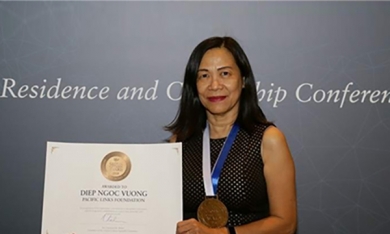 Người phụ nữ gốc Việt nhận giải thưởng 'Công dân Toàn cầu'