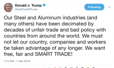 Dòng tweet của Tổng thống Trump cuốn phăng hàng nghìn tỷ của các ông trùm thép Việt