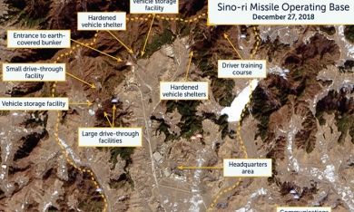 Chuyên gia Mỹ phát hiện thêm căn cứ tên lửa bí mật của Triều Tiên