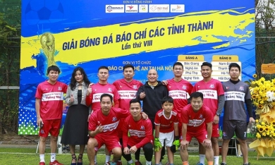 Nghệ Tĩnh Press Club lần thứ 3 vô địch giải bóng đá báo chí các tỉnh thành
