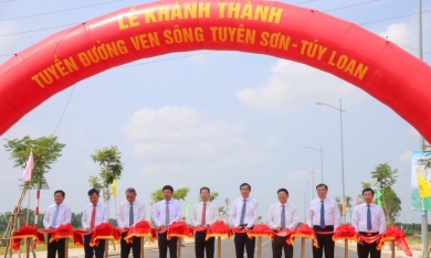 Đà Nẵng: Chính thức thông xe đường ven sông 745 tỷ đồng
