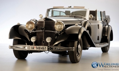 Cận cảnh xe cổ Mercedes 770K của Hitler giá khởi điểm 345 tỷ đồng