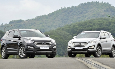 Hyundai Santa Fe giảm thêm 200 triệu đồng, Honda CR-V 2018 lại chật vật?