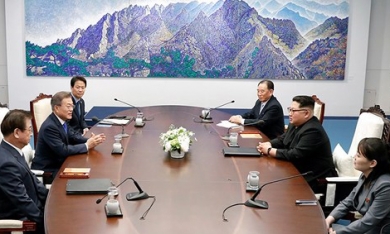 Hình ảnh hậu trường ấn tượng tại thượng đỉnh Hàn - Triều
