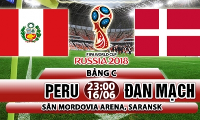 Xem trực tiếp Peru vs Đan Mạch có bản quyền trên kênh VTV nào, giờ nào?