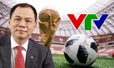 Vingroup tài trợ 5 triệu USD cho VTV mua bản quyền phát sóng World Cup 2018